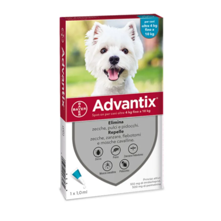 ADVANTIX SPOT ON 1PIP 4-10KG