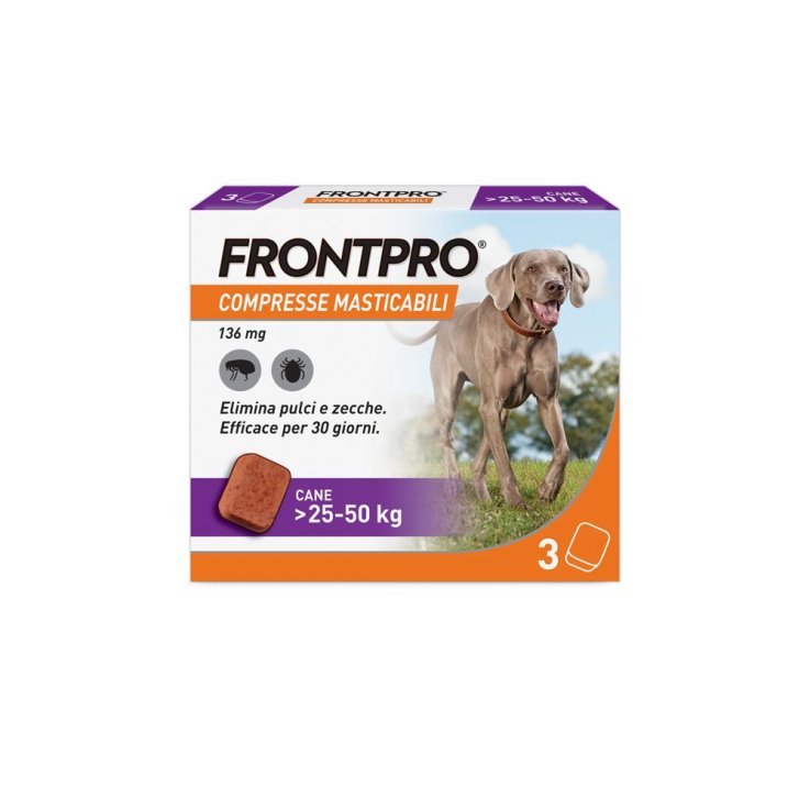 Frontpro*3cpr 25-50kg 136mg