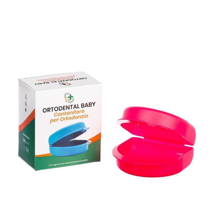 ORTODENTAL BABY ROSSO - CONTENITORE PER ORTODONZIA