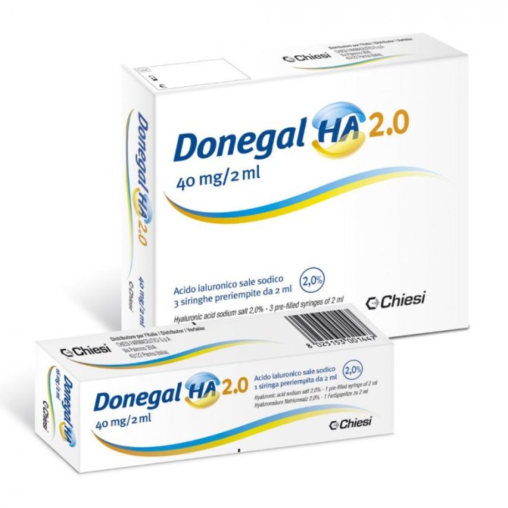 DONEGAL HA 2,0 SIRINGA INTRA ARTICOLARE 40MG 2ML3PZ