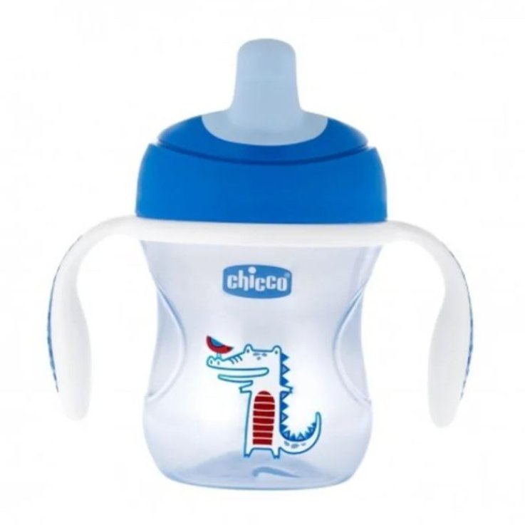 CHICCO TAZZA TRAINING AZZURRA 6M+