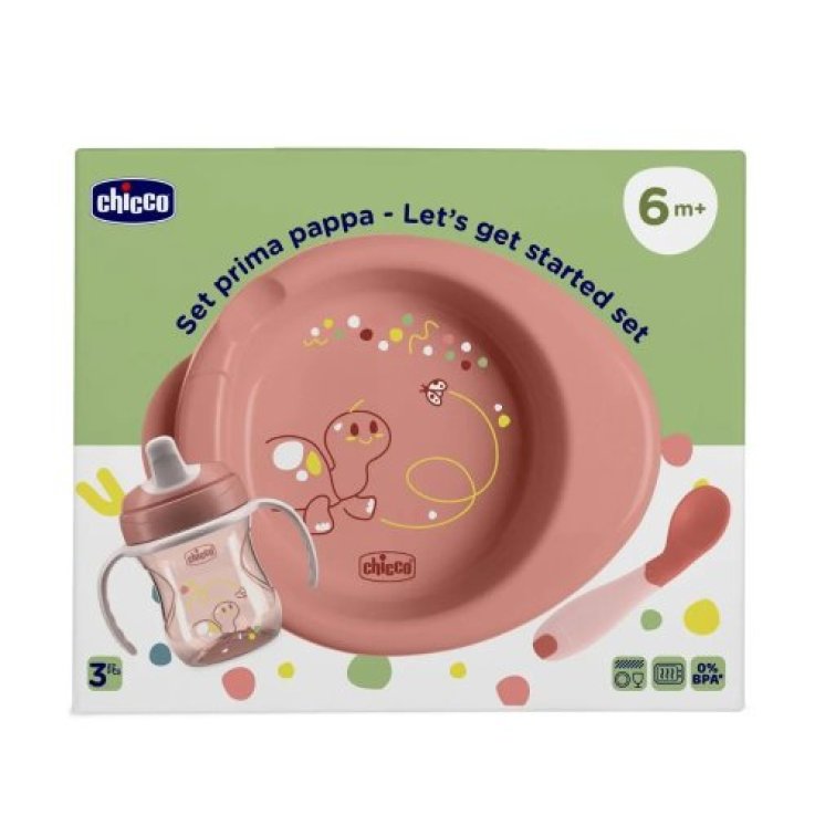 CHICCO SET PAPPA 6M+ ROSA