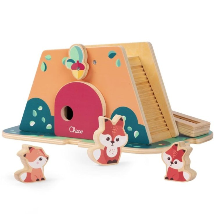 CHICCO GIOCO LEGNO TANA VOLPI