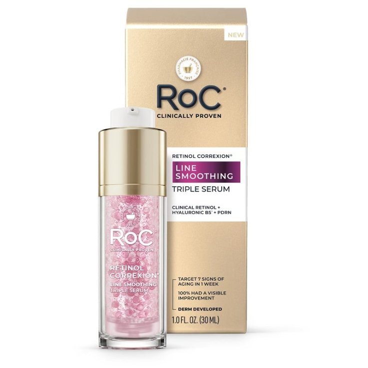 ROC RETINOL CORREXION LINE SMOOTHING SIERO VISO TRIPLA AZIONE 30ML