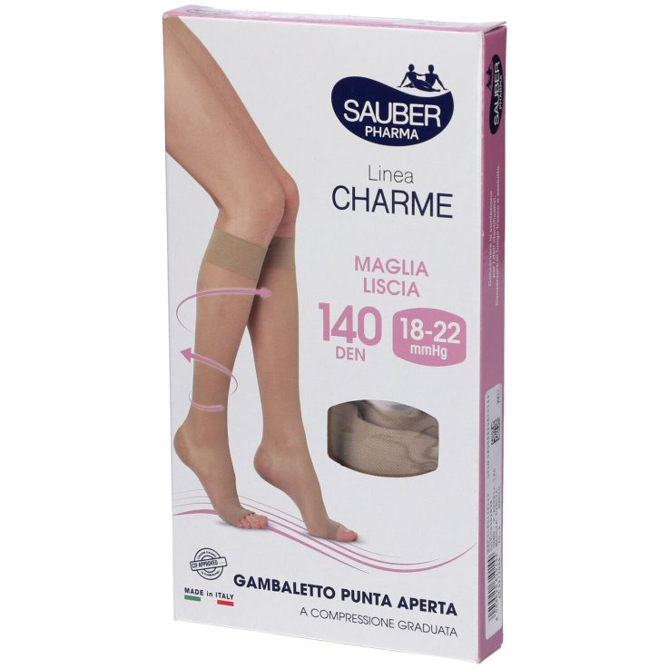 SAUBER GAMBALETTO OPEN TOE 140D LISCIA M2