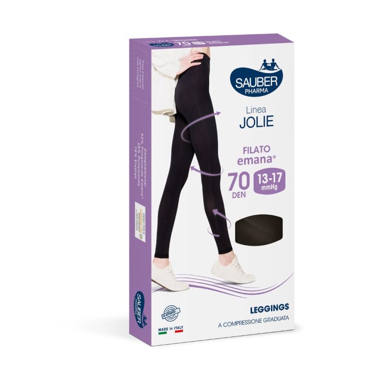 SAUBER JOLIE LEGGINGS EMANA 70 NERO XL