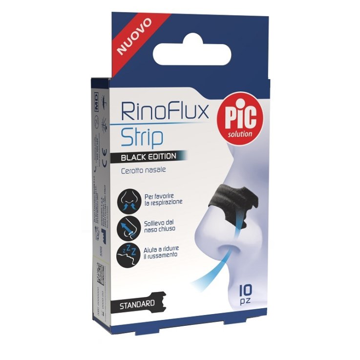 RINOFLUX CEROTTO NASALE BLACK STD 10P