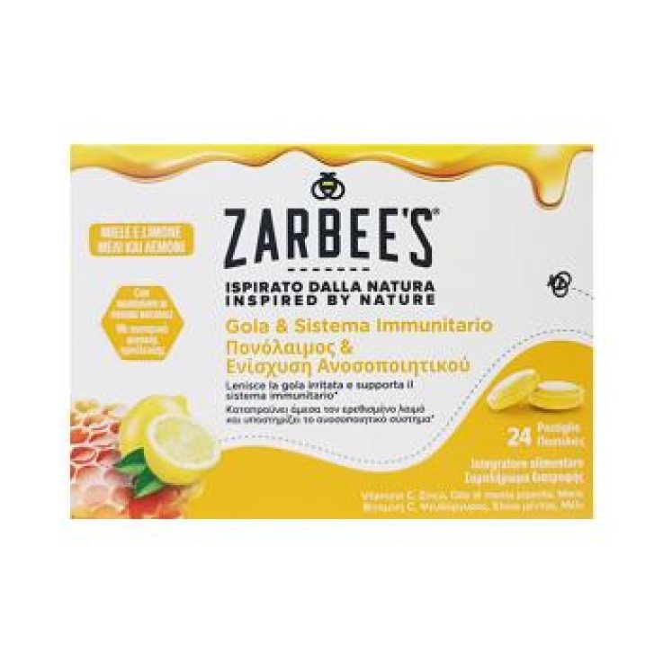 ZARBEE'S GOLA&SISTEMA IMMUNITARIO MIELE E LIMONE