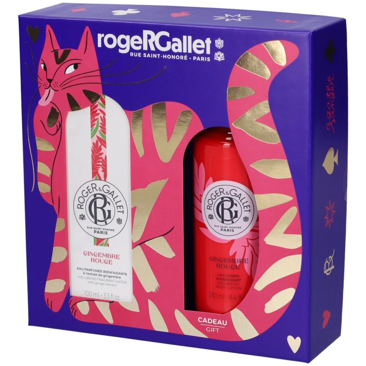 ROGER & GALLET SET NATALE GINGEMBRE ROUGE + LATTE CORPO