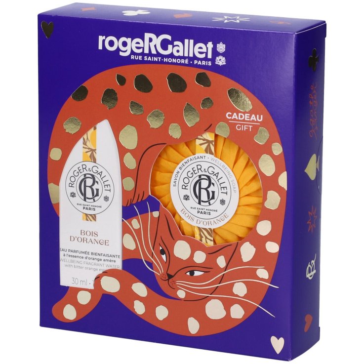 ROGER & GALLET SET NATALE BOIS D'ORANGE EAU DE TOILETTE + SAPONETTA