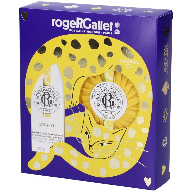 ROGER & GALLET SET NATALE CEDRAT EAU DE TOILETTE + SAPONETTA