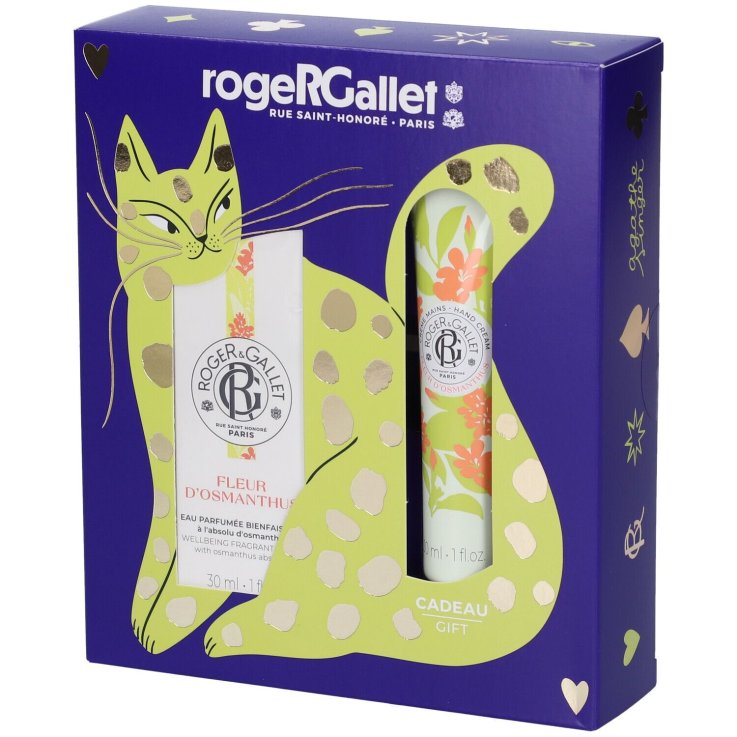 ROGER & GALLET SET NATALE FLEUR D'OSMANTHUS + CREMA MANI