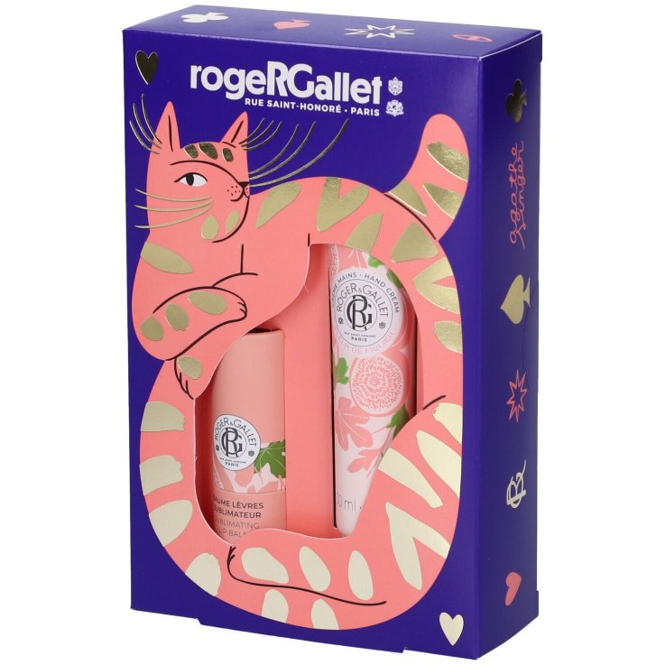 ROGER & GALLET SET NATALE FLEUR DE FIGUIER DUO MANI-LABBRA