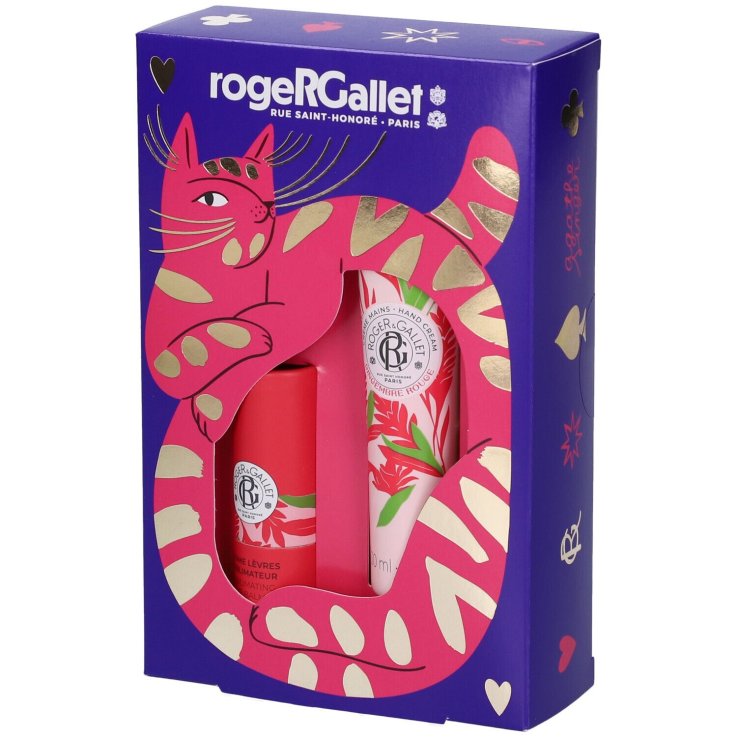 ROGER & GALLET SET NATALE GINGEMBRE ROUGE DUO MANI-LABBRA
