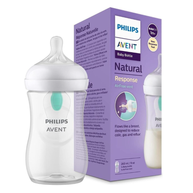 AVENT BIB NAT 3,0 AF TRA 260ML