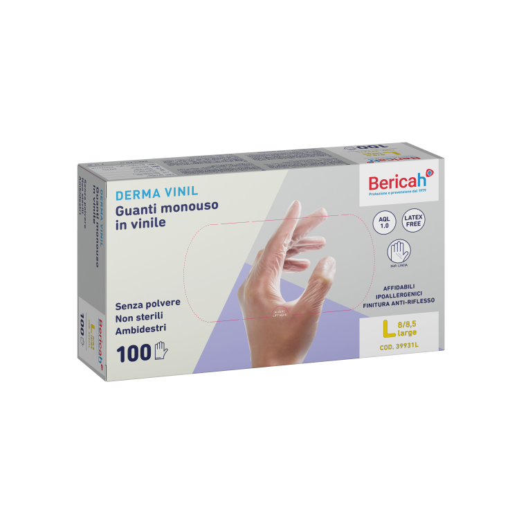 GUANTI VINILE L 100PZ DERMAVINIL