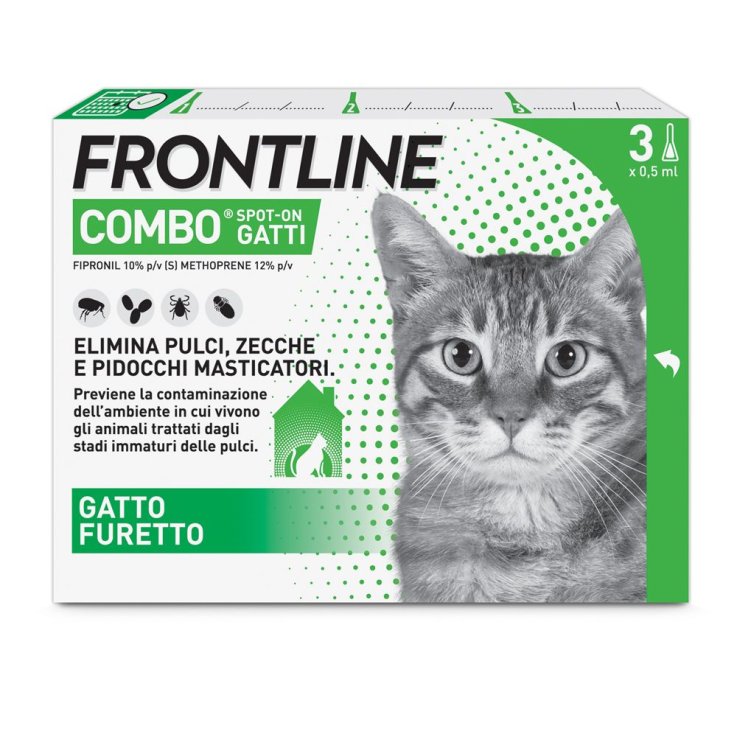 Frontline Combo*3pip Gatti/fur