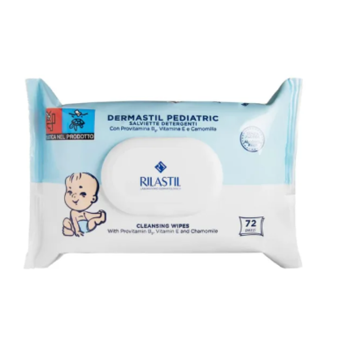 Rilastil Dermastil Pediatric - Salviette Detergenti  72 pz