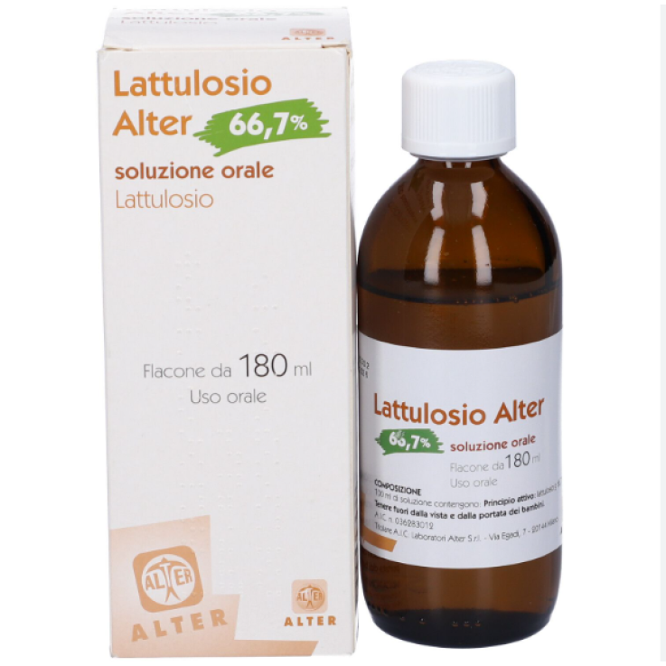LATTULOSIO ALTER*OS 180ML66,7%