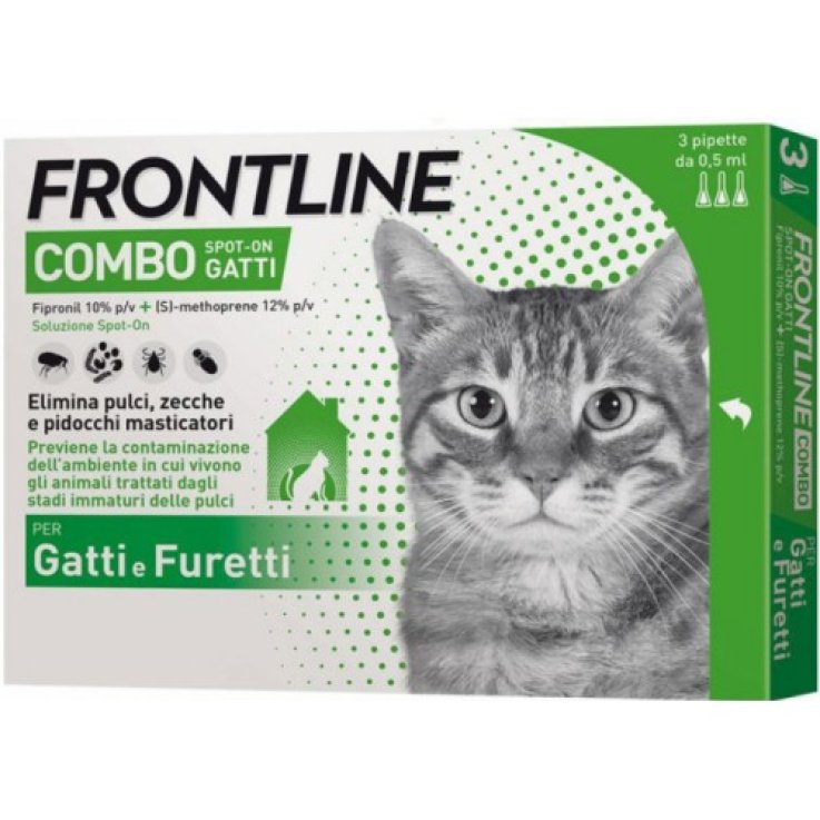 Frontline Combo*3pip Gatti/fur