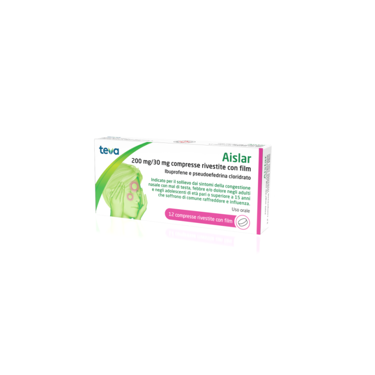 AISLAR*12CPR RIV 200MG+30MG
