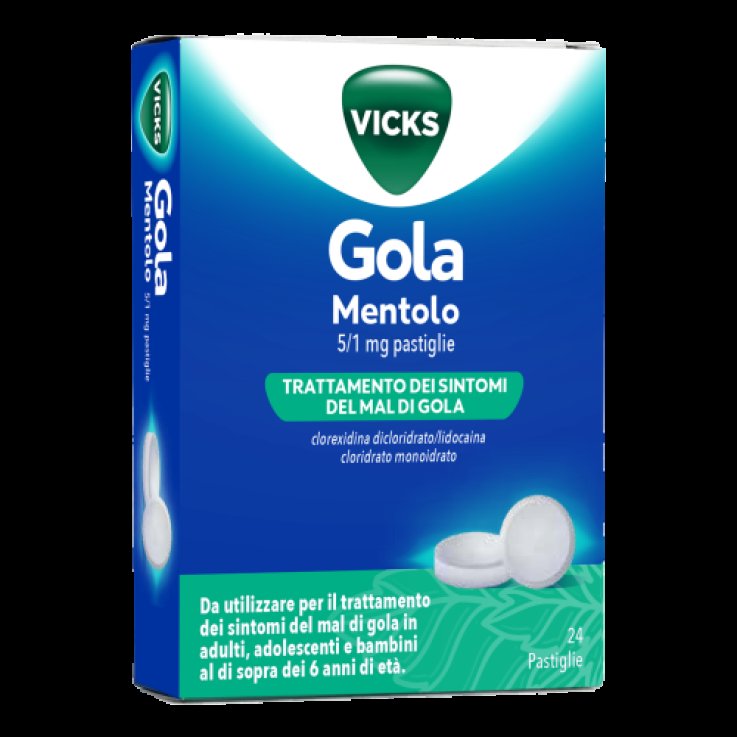 VICKS GOLA*24PAST 5+1MG MENTOL