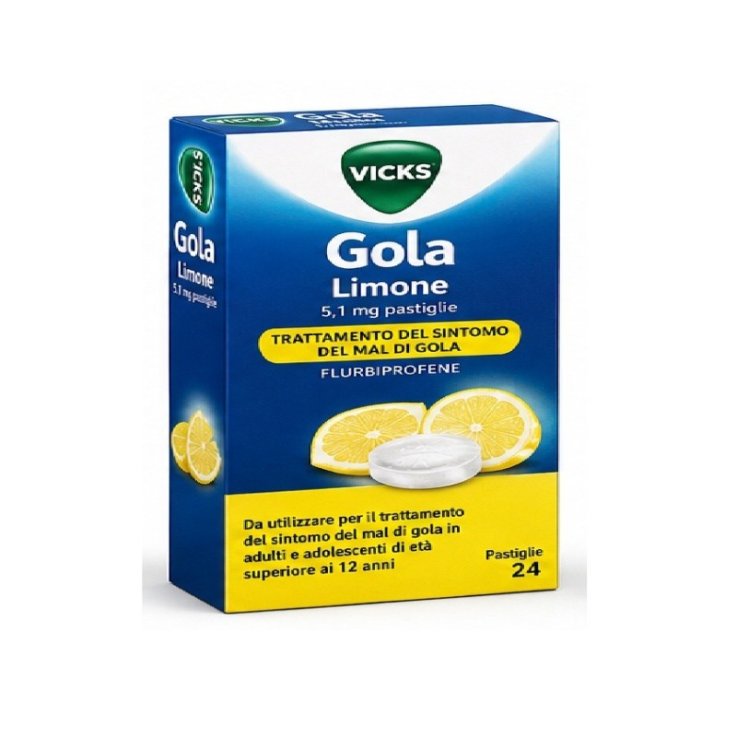 VICKS GOLA*24PAST 5+1MG LIMONE