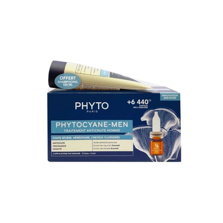 PHYTO SET CYANE MEN+SH100ML 25