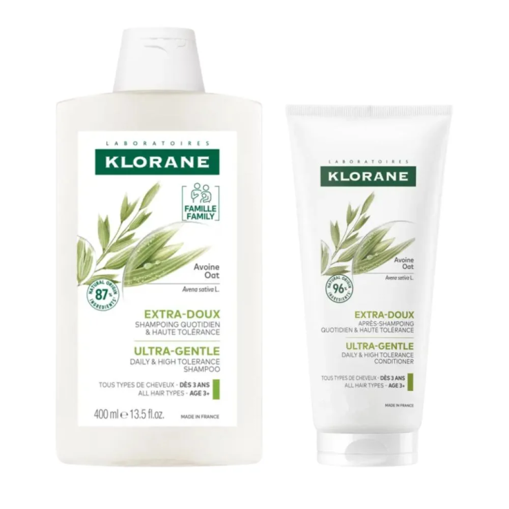 KLORANE KIT AVENA SH400ML+BALS