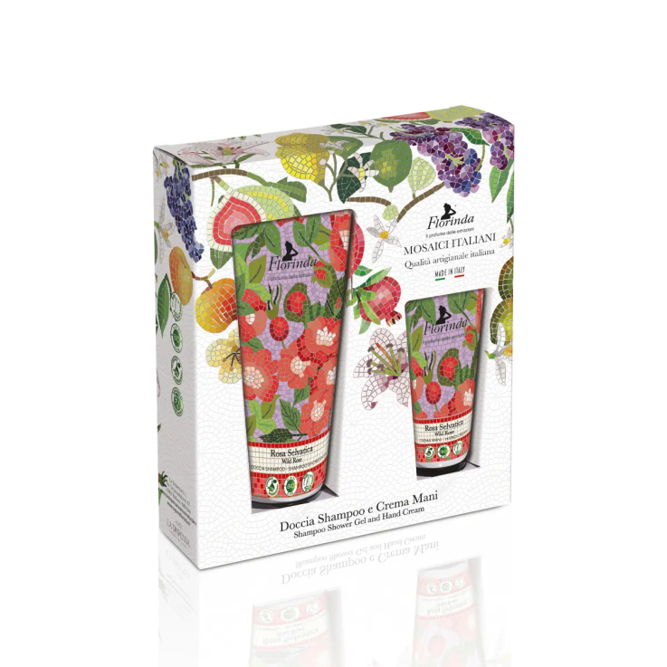 MOSAICO SET DOCCIA+MANI ROSA