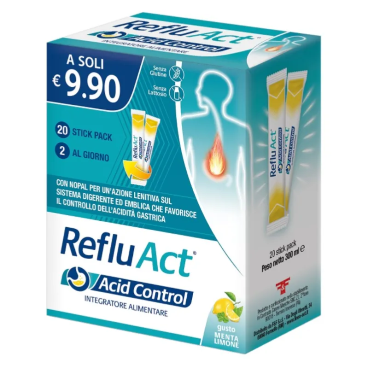 REFLU ACT ACID CONTROL 20STICK