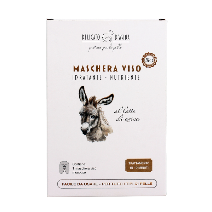 MASCHERA VISO LATTE ASINA BIO