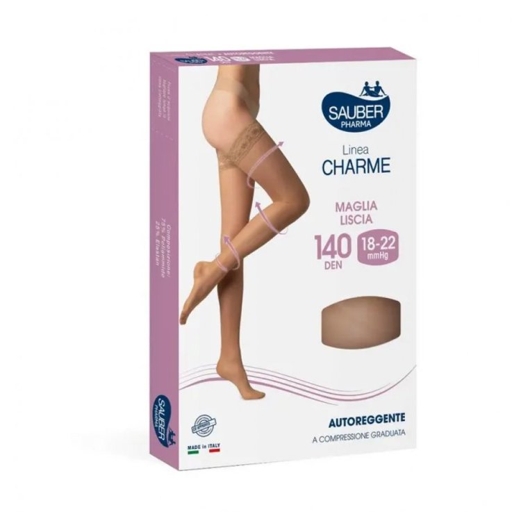 Sauber Classico Autoreggente 140d Ml Camel tg4