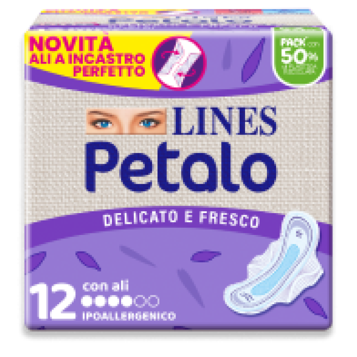 LINES PETALO BLU C/ALI 12PZ