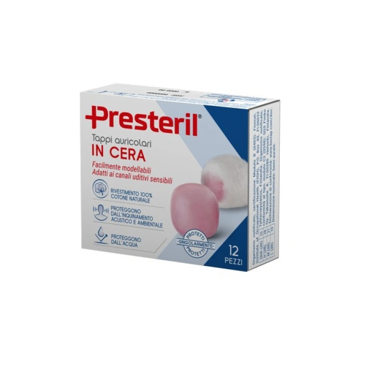 PRESTERIL TAPPI AURIC CERA 12P