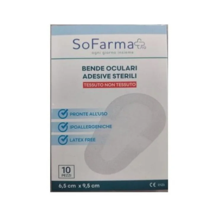 BENDA OCULARE MONOUSO 10PZ SF+