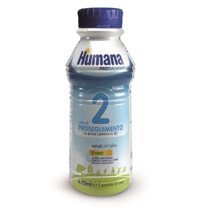 HUMANA 2 BOTTIGLIA 5 HMO, 470 ML