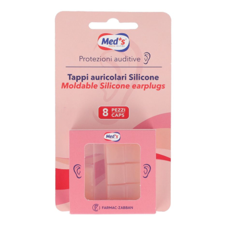 Tappo Auricolare In Silicone Scatola 8 Pezzi - MED'S