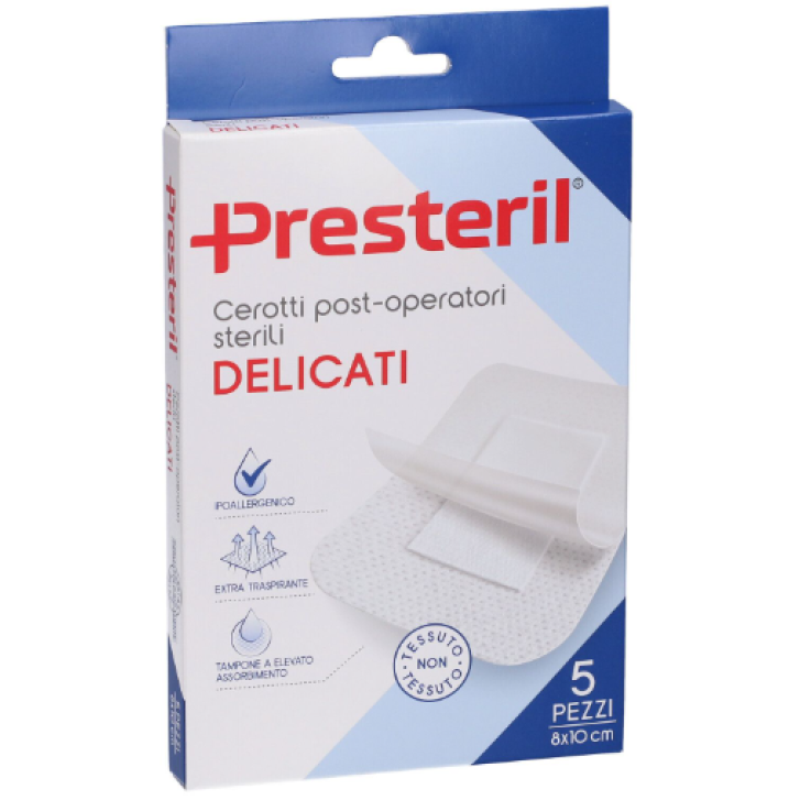 Medipresteril Post Operatoria Delicata Sterile 8X10 5 Pezzi