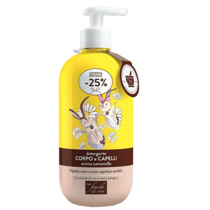 FIOCCHI DI RISO DETERGENTE CAPELLI E CORPO CAMOMILLA 400 ML SPECIAL NEW
