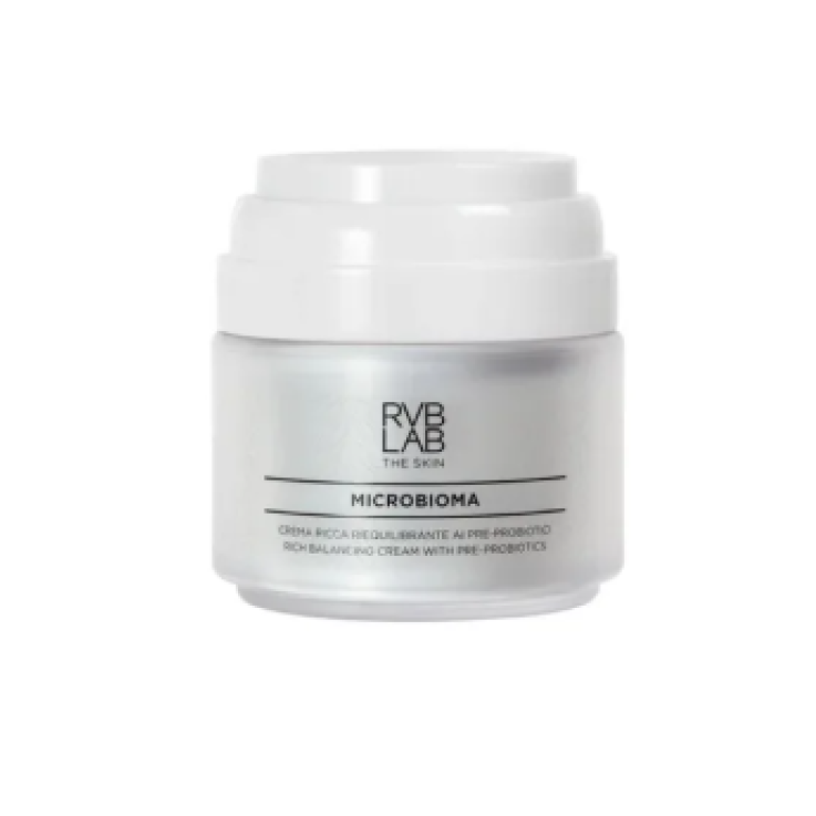 RVB Lab Crema Ricca Riequilibrante ai Pre-probiotici Nutri-Riparatrice, 50ml