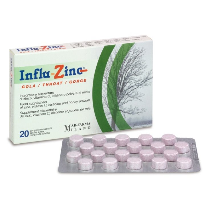 INFLUZINC GOLA 20CPR OROSOL INFLUZINC GOLA 20CPR OROSOL