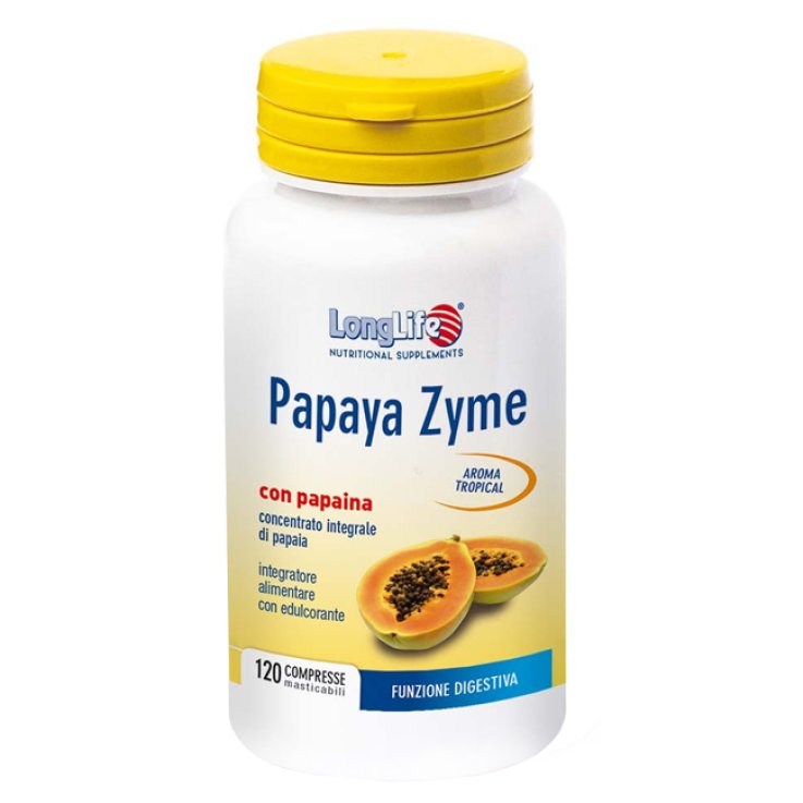 LONGLIFE PAPAYA ZYME 120CPR LONGLIFE PAPAYA ZYME 120CPR