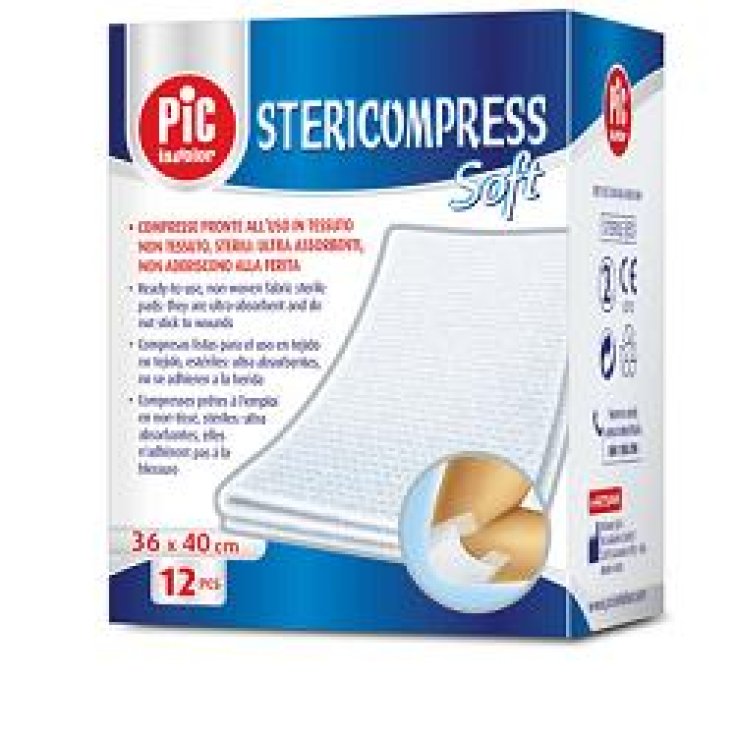 GARZA STERICOMPRESS 18X40 12PZ