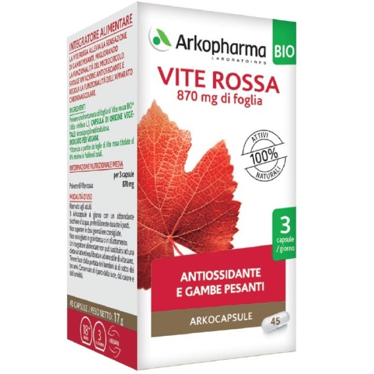 ARKOCPS VITE ROSSA BIO 45CPS
