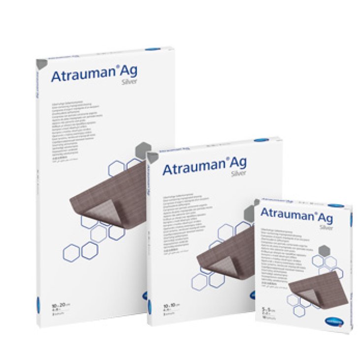 ATRAUMAN MEDIC AG 5X5CM 10PZ
