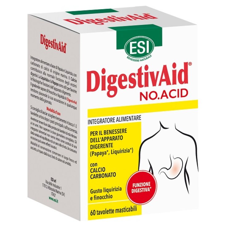 Esi Digestivaid No Acid 60tav