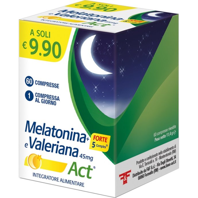 Melatonina Act +val+ft5c 60cpr Melatonina Act +val+ft5c 60cpr
