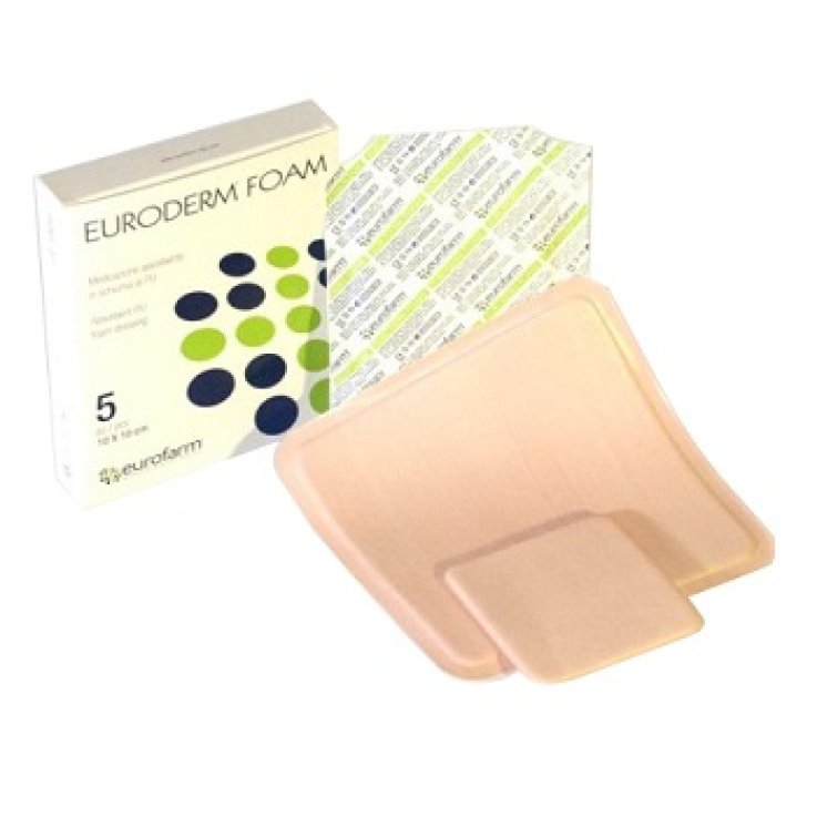 EURODERM FOAM SCH 10X10CM 10PZ