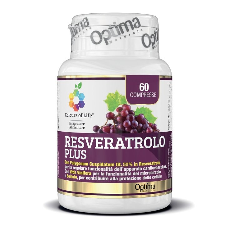 RESVERATROLO 60CPR COLOURS RESVERATROLO 60CPR COLOURS